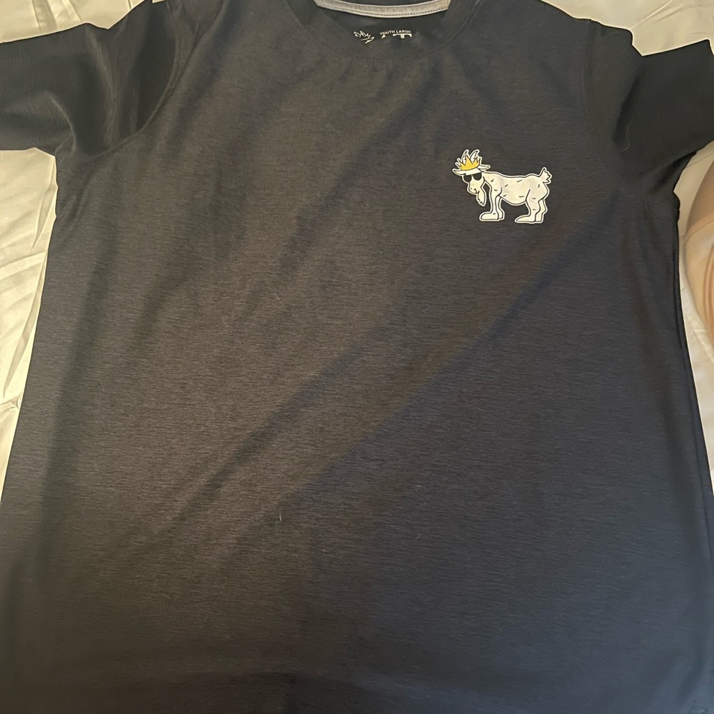 Kids Black Graphic T-Shirt